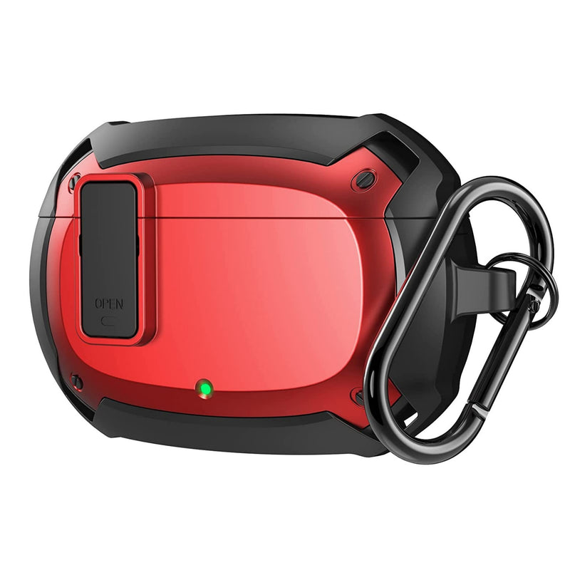 Spenix Rugged Case for New Beats Studio Buds (2021) - Matte Red